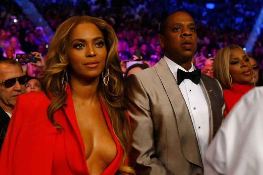 Beyonce con Jay Z. Afp